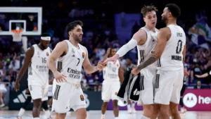 Real Madrid festejando
