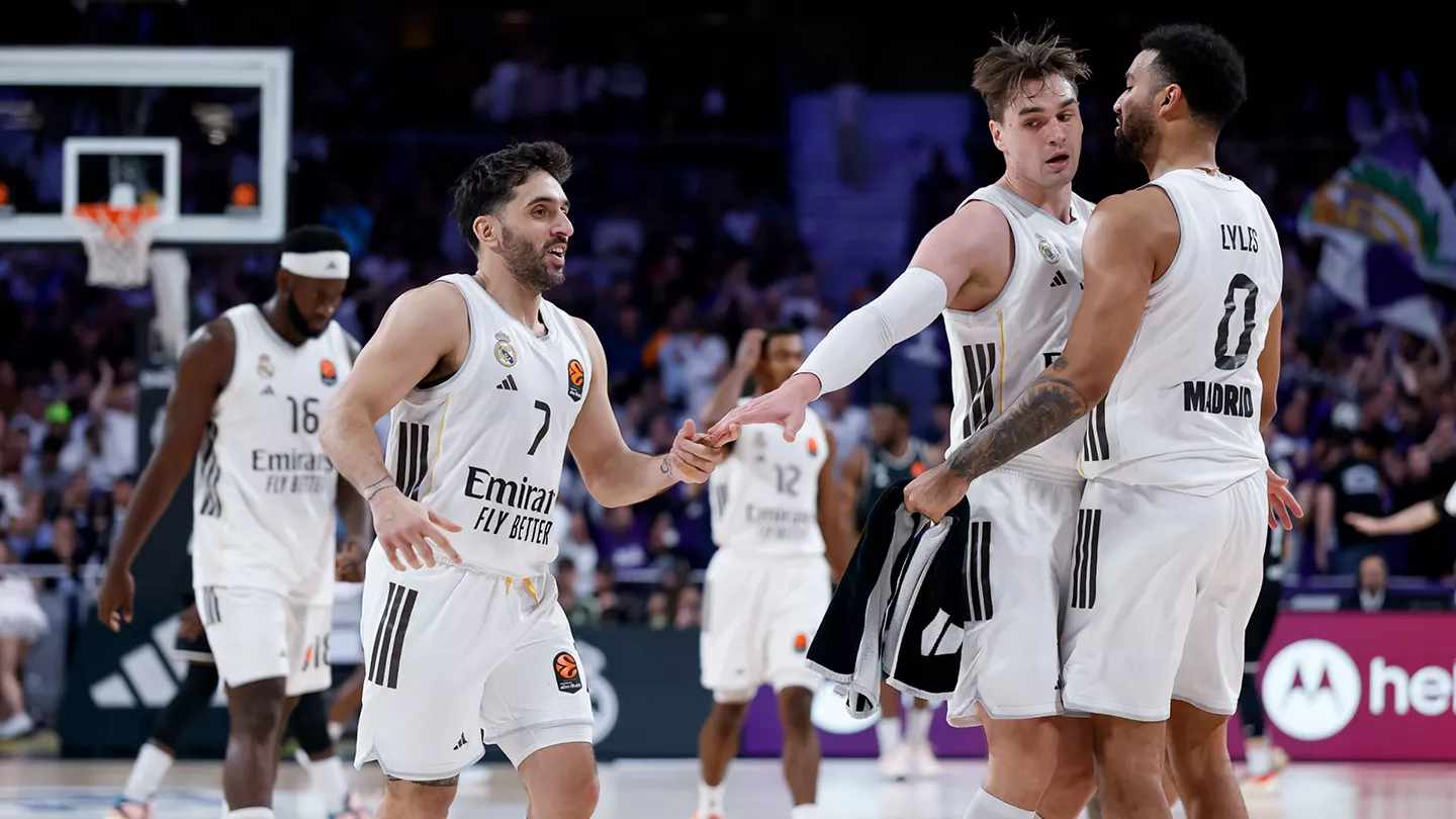 Real Madrid festejando